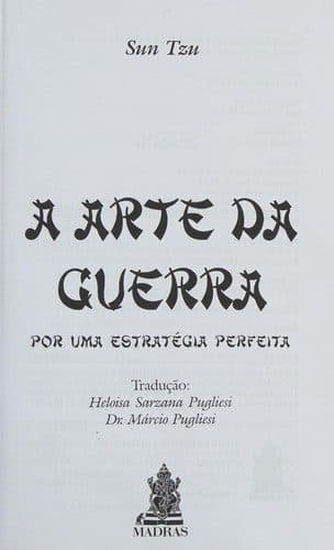 Capa de A Arte da Guerra